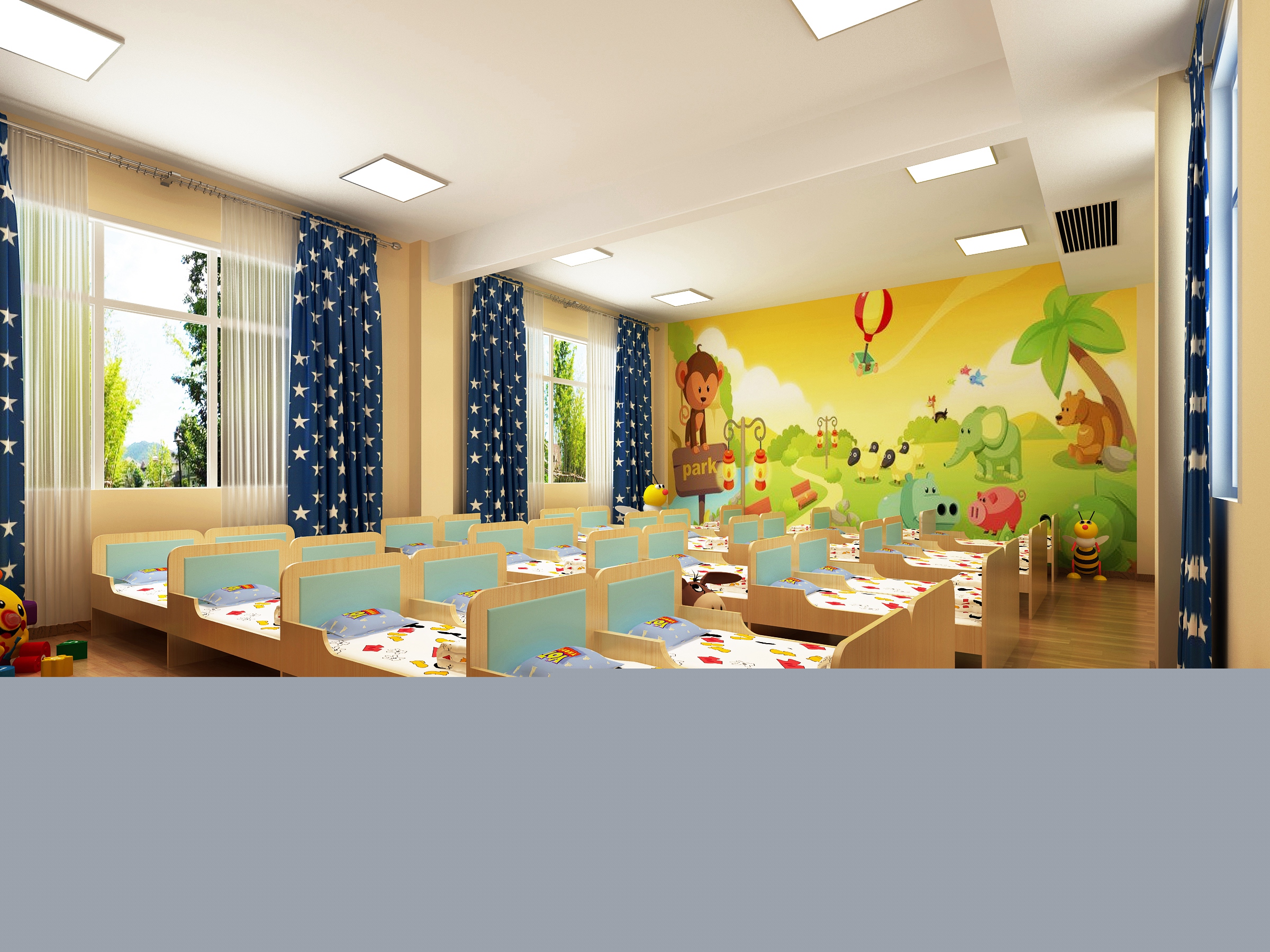 成都幼兒園裝修設計效果圖